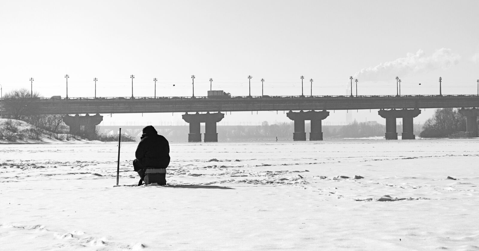 Nikon D5200 sample photo. Ice, river, winter photography