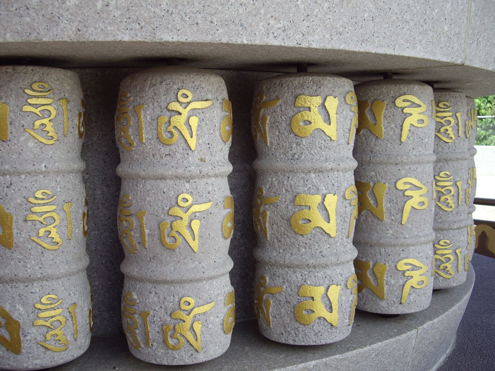 Pentax OPTIO A10 sample photo. Buddhism, tantra, wheel tower photography