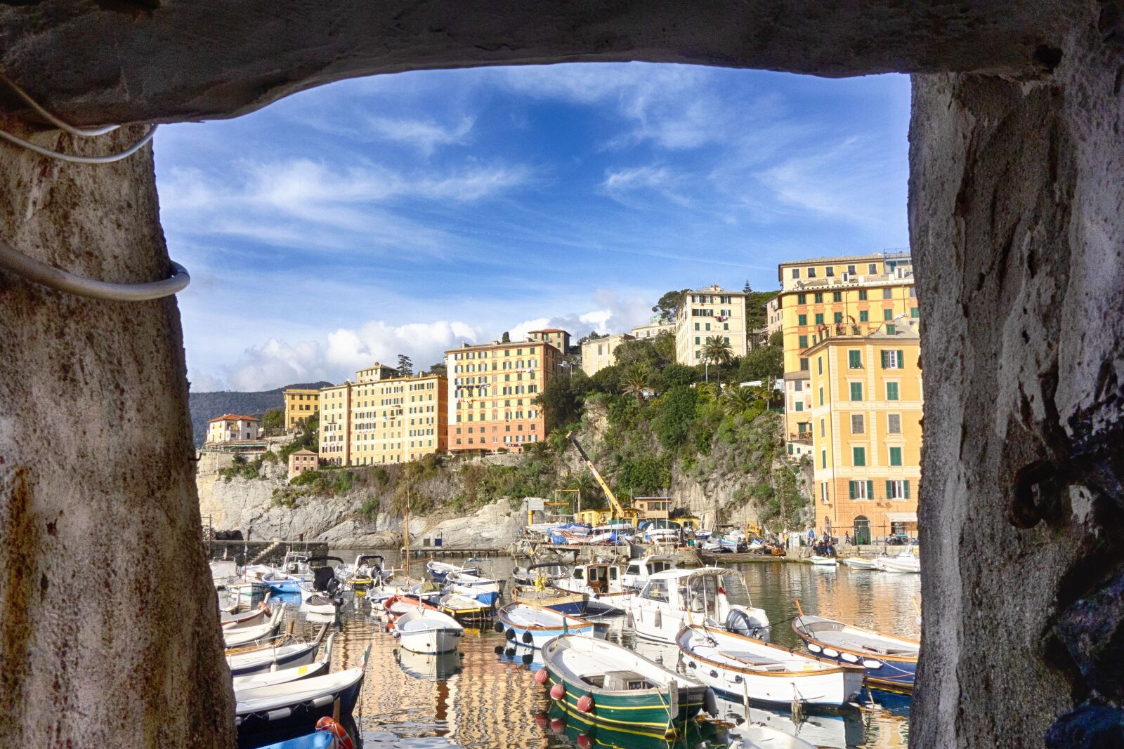 Sony Cyber-shot DSC-RX100 sample photo. Camogli, liguria, architecture photography