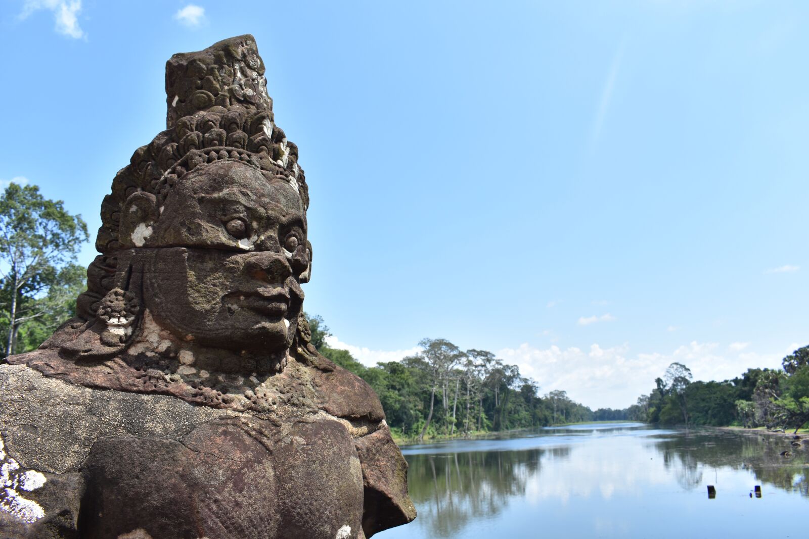 Nikon D3400 sample photo. South gate, angkor thom photography