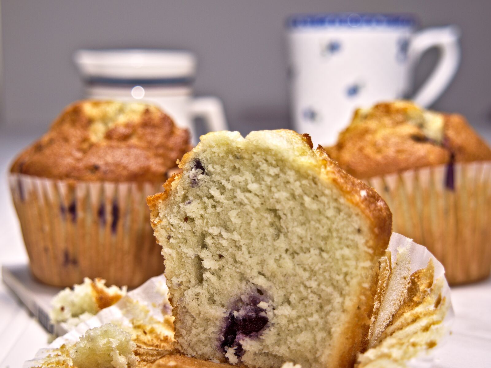 Nikon D3300 sample photo. Muffin, coffee, food photography