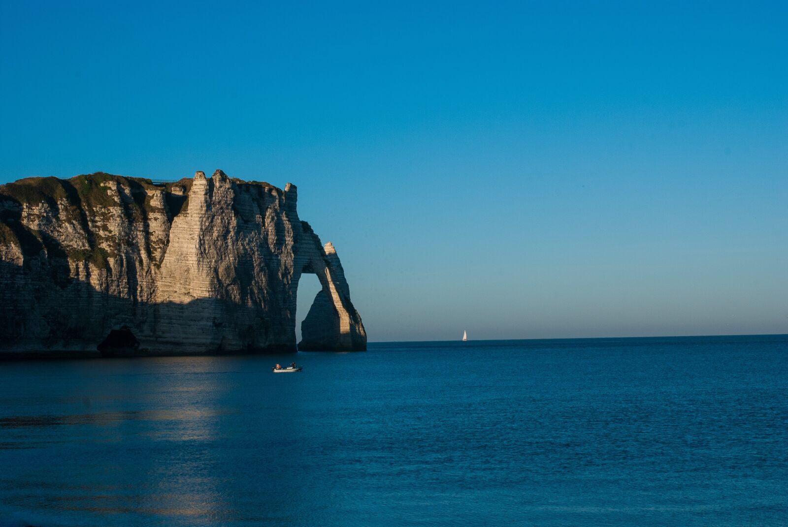 Nikon D80 sample photo. Etretat, needle, creuse photography
