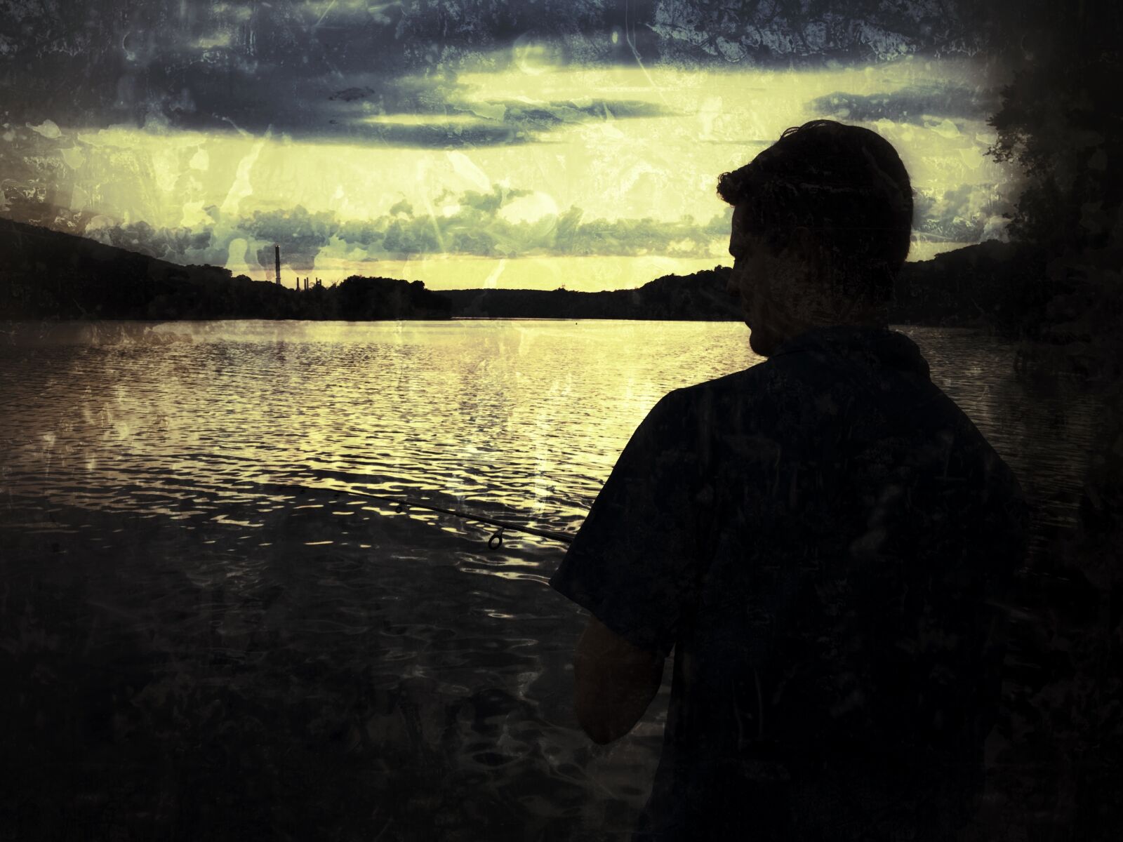 Apple iPhone 6s sample photo. Fishing, lake, water photography