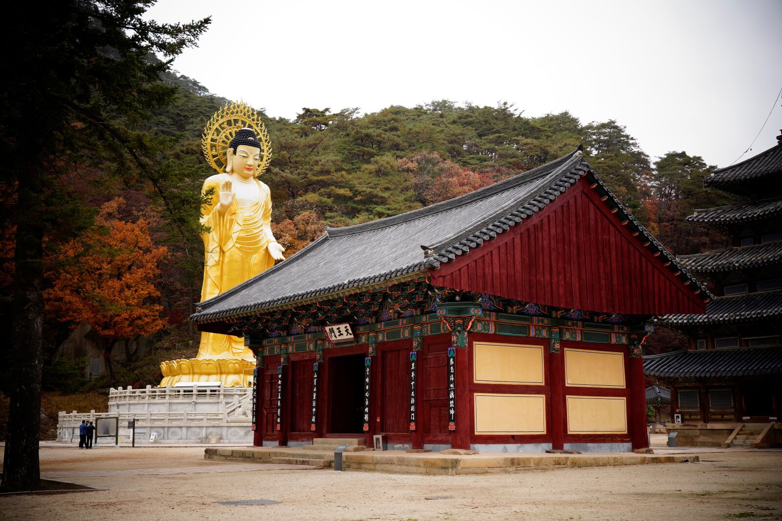 Sony FE 24-105mm F4 G OSS sample photo. Korea, temple, section photography