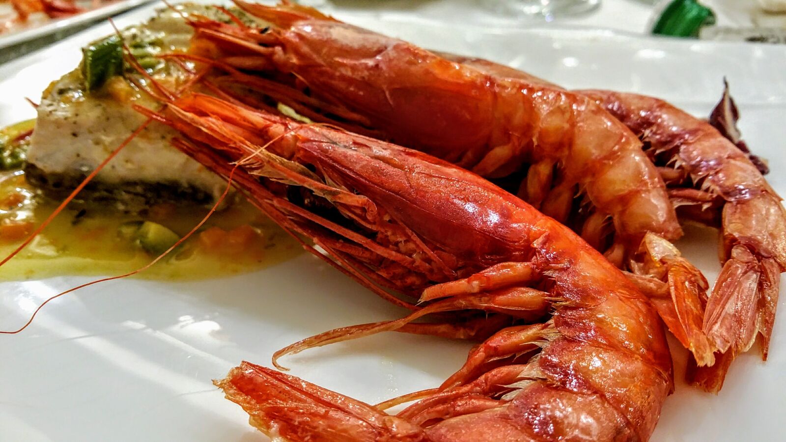 Samsung Galaxy Note4 sample photo. Shrimp, fish, appetizer photography