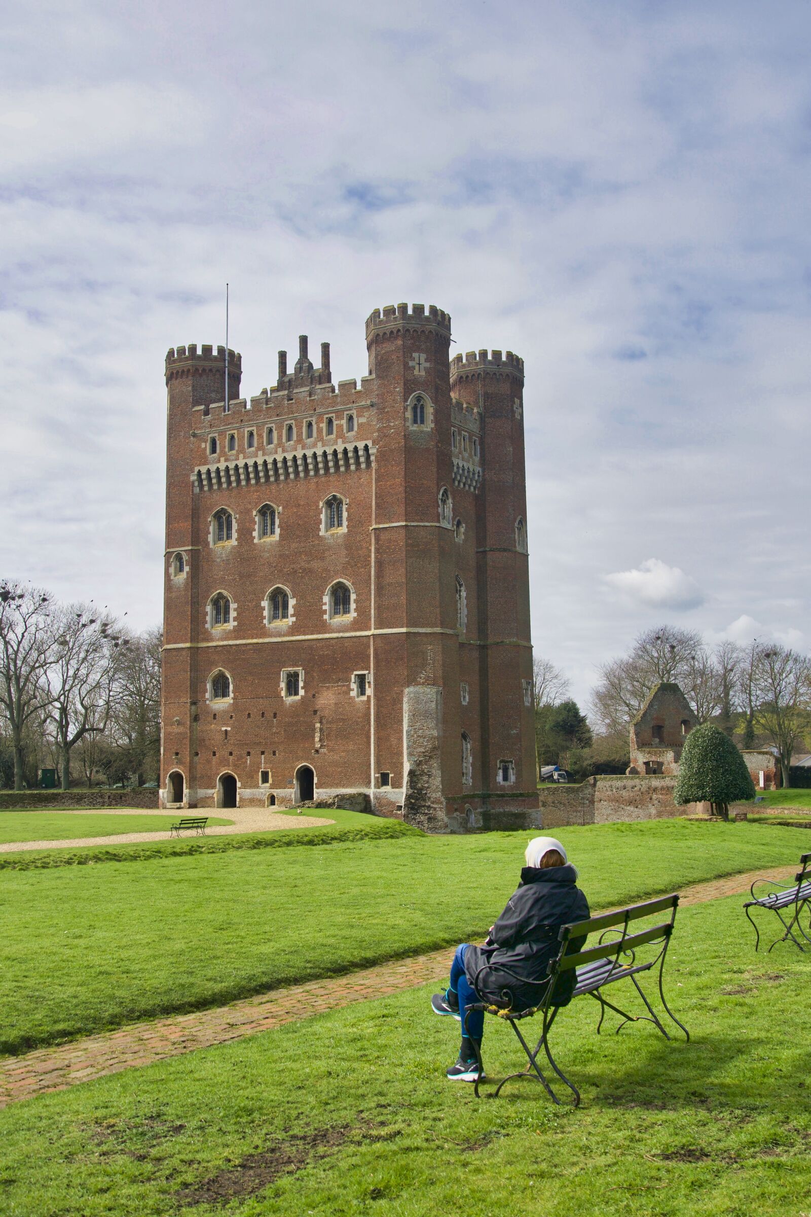 Sony a6500 sample photo. Tattershall, castle, keep photography
