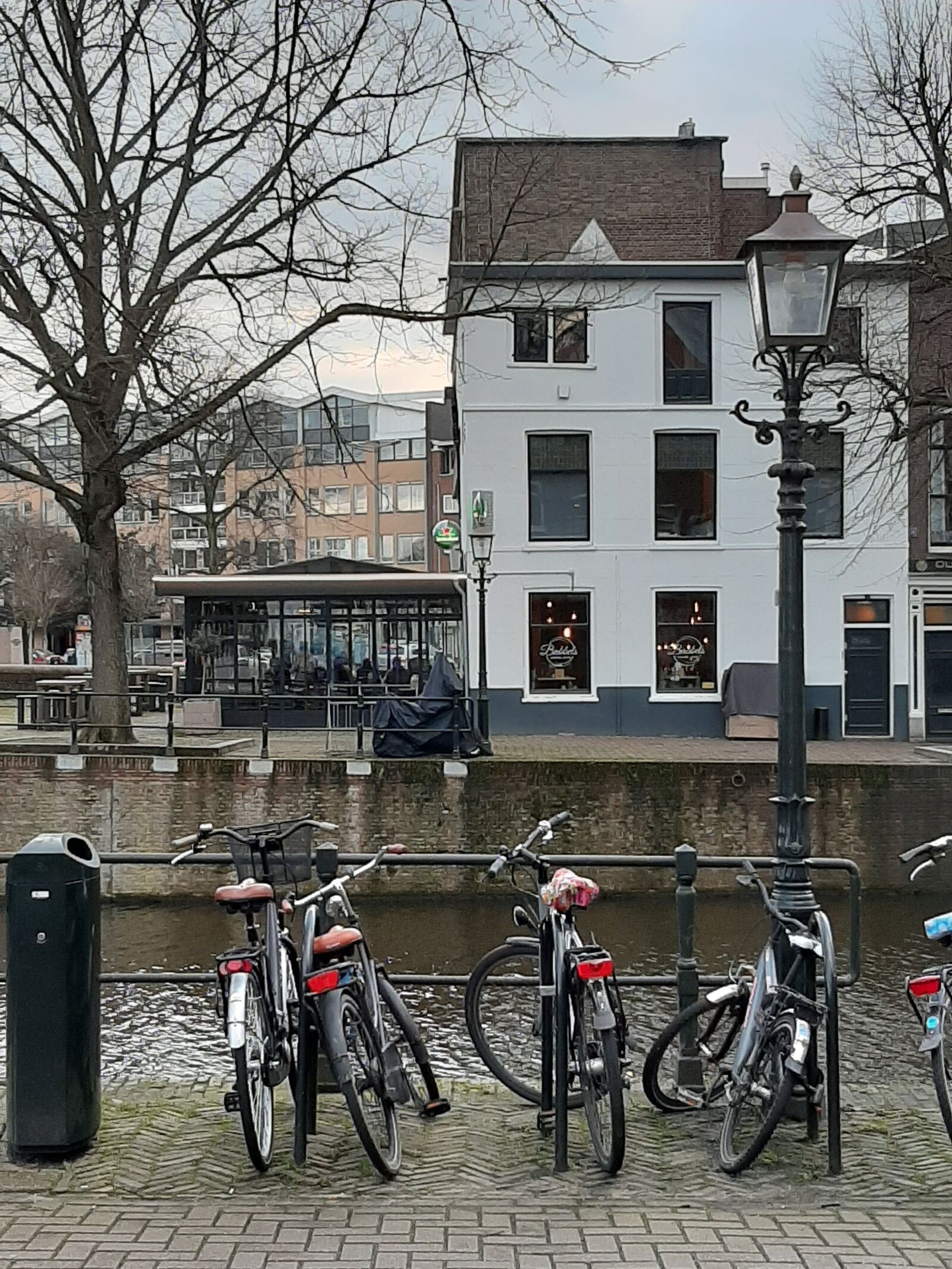 Samsung Galaxy A50 sample photo. Old building, bicycle, schiedam photography