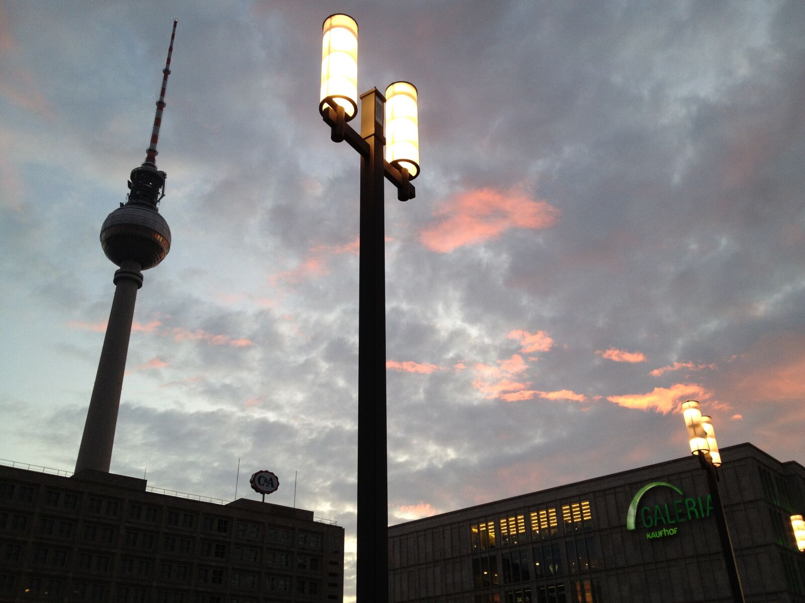 Apple iPhone 4S sample photo. Berlin, tv tower, night photography