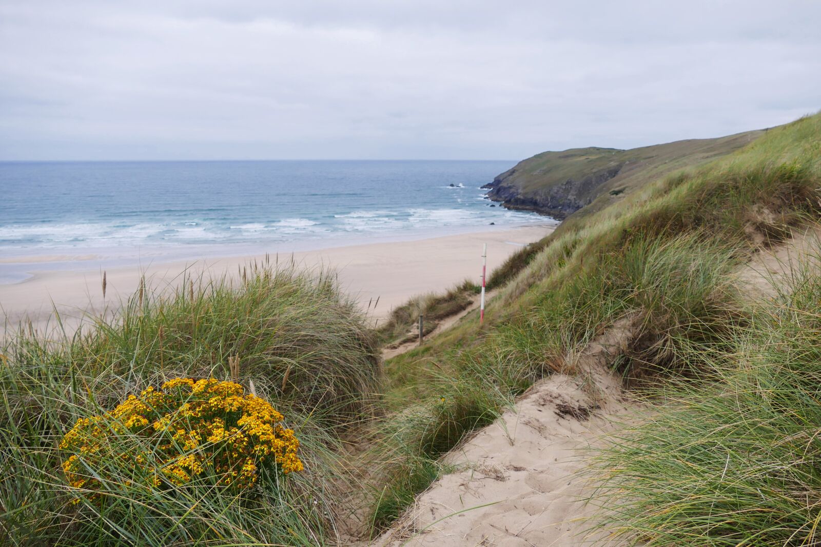 Panasonic Lumix DMC-FZ1000 sample photo. Penhale sands, cornwall, landscape photography