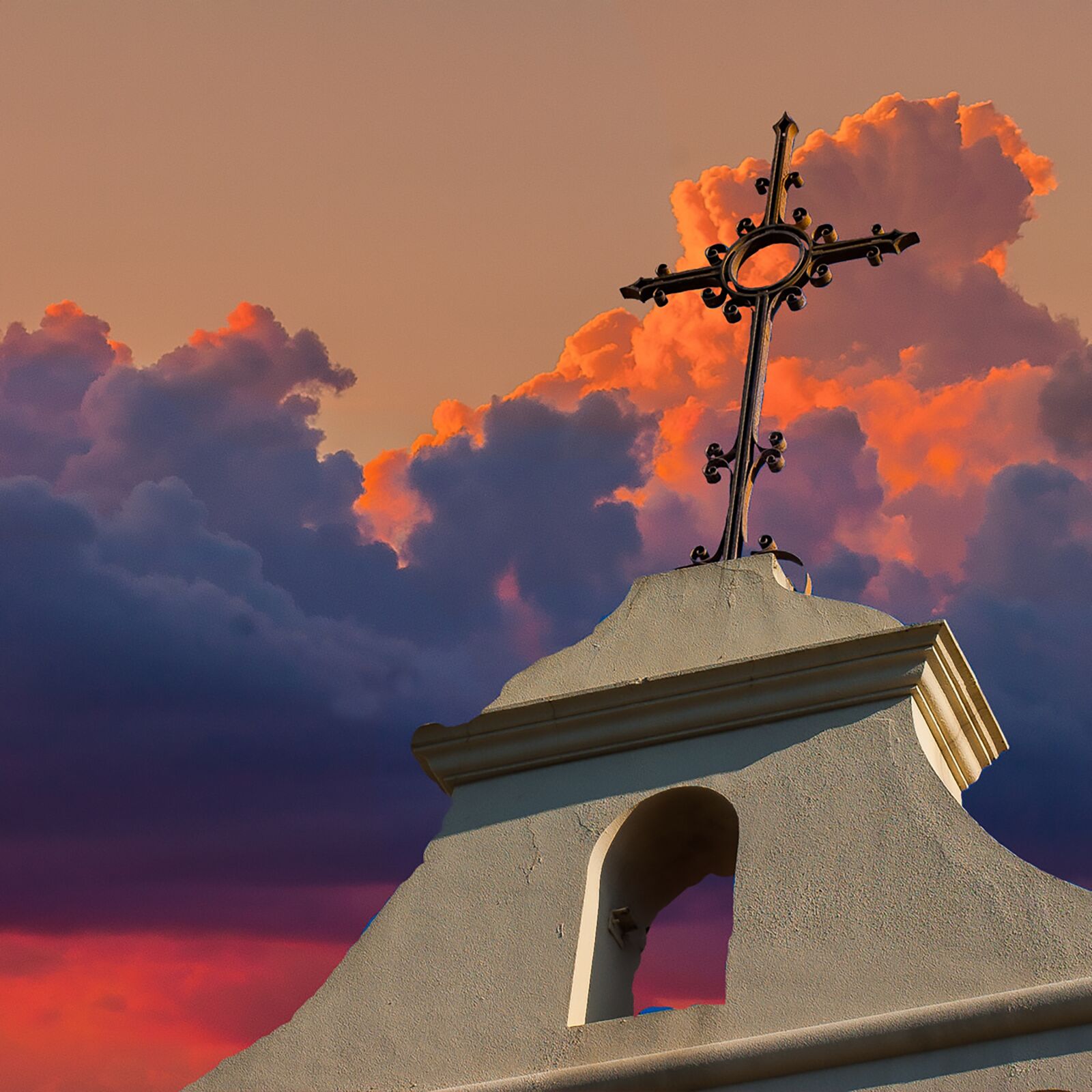 Nikon D50 sample photo. Sky, clouds, church photography