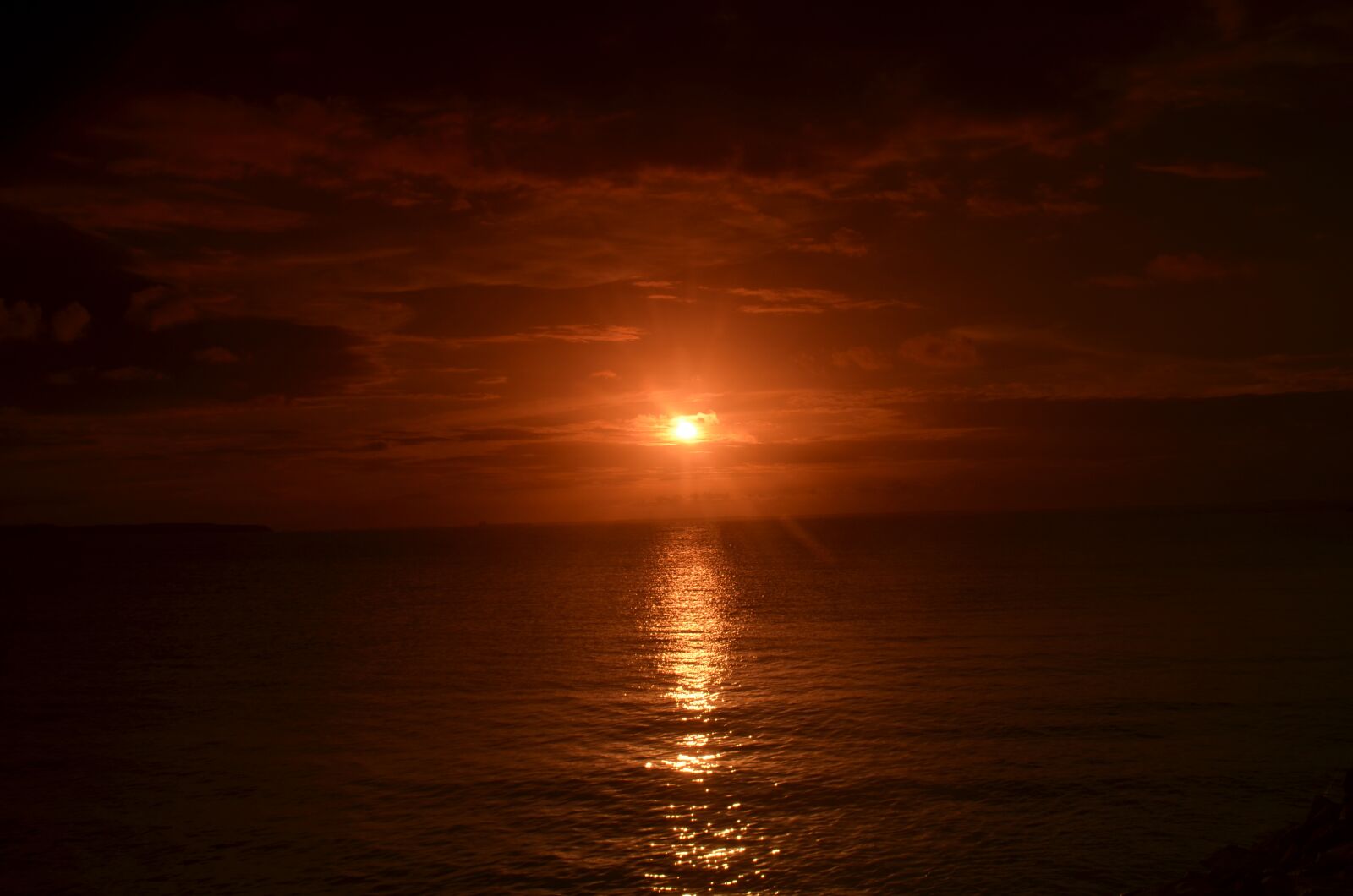 Nikon D5100 sample photo. Sunset, mar, clouds photography