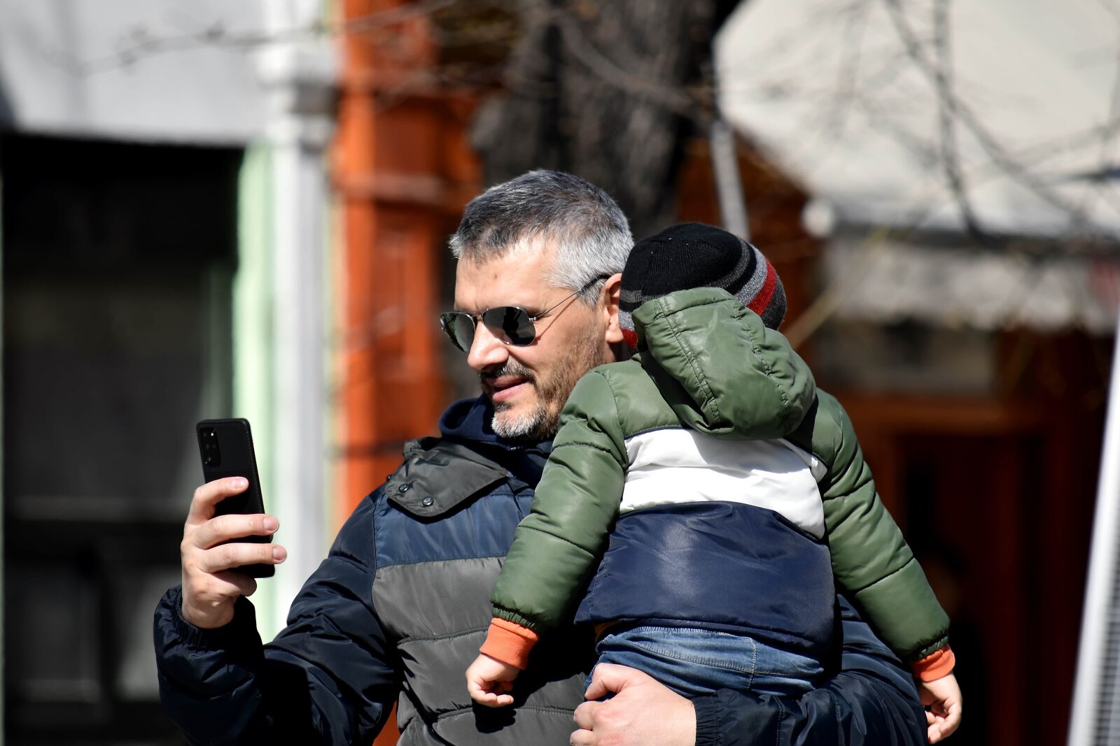 Nikon D5500 sample photo. Family, father, holding, love photography