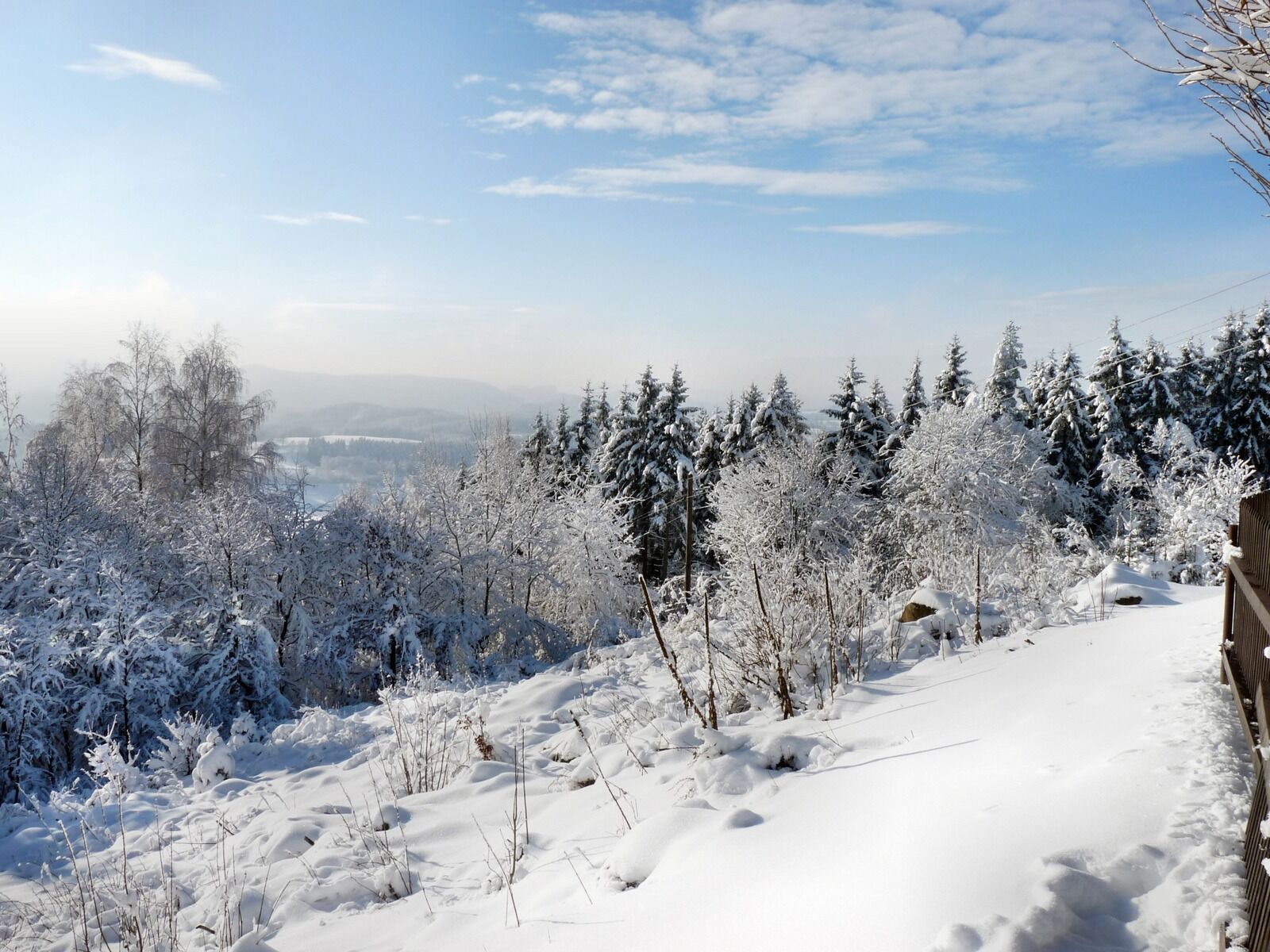 Panasonic Lumix DMC-FZ28 sample photo. Winter, landscape, wintry photography