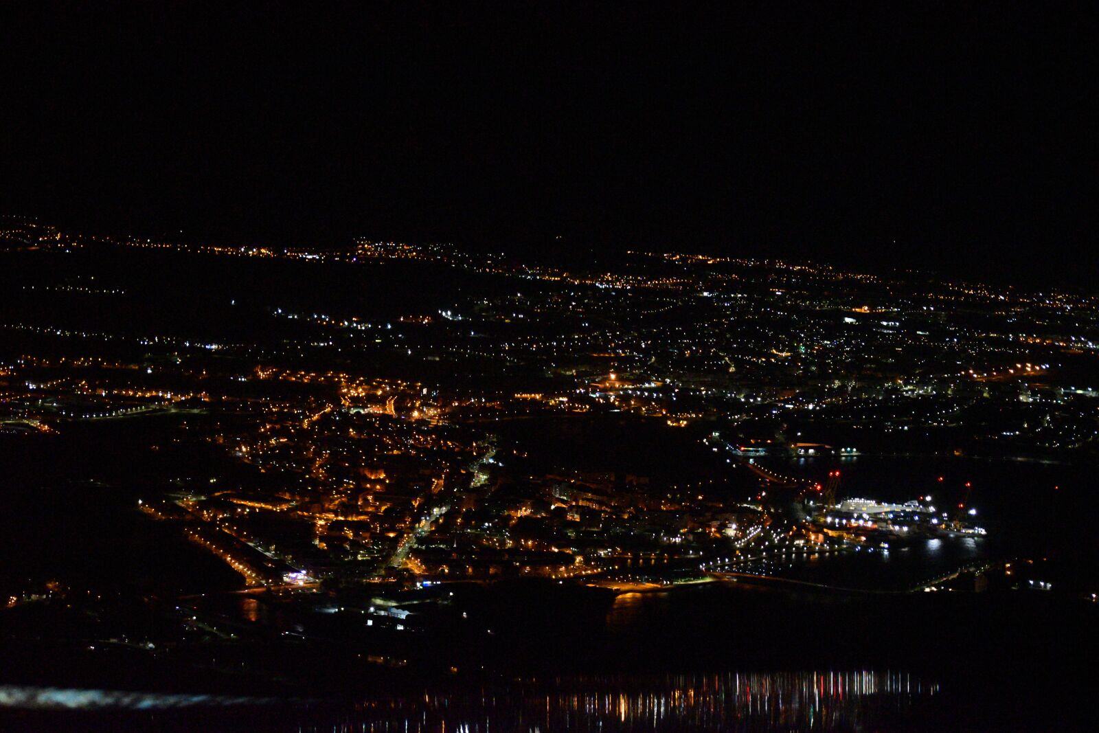Nikon D5600 sample photo. City, lights, altitude photography