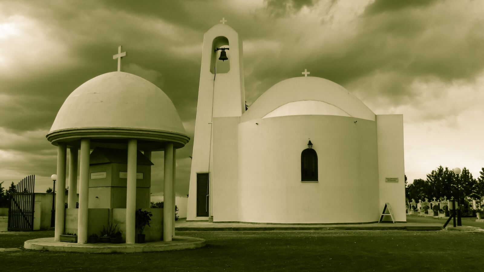 Canon PowerShot SX400 IS sample photo. Cyprus, dherynia, church photography