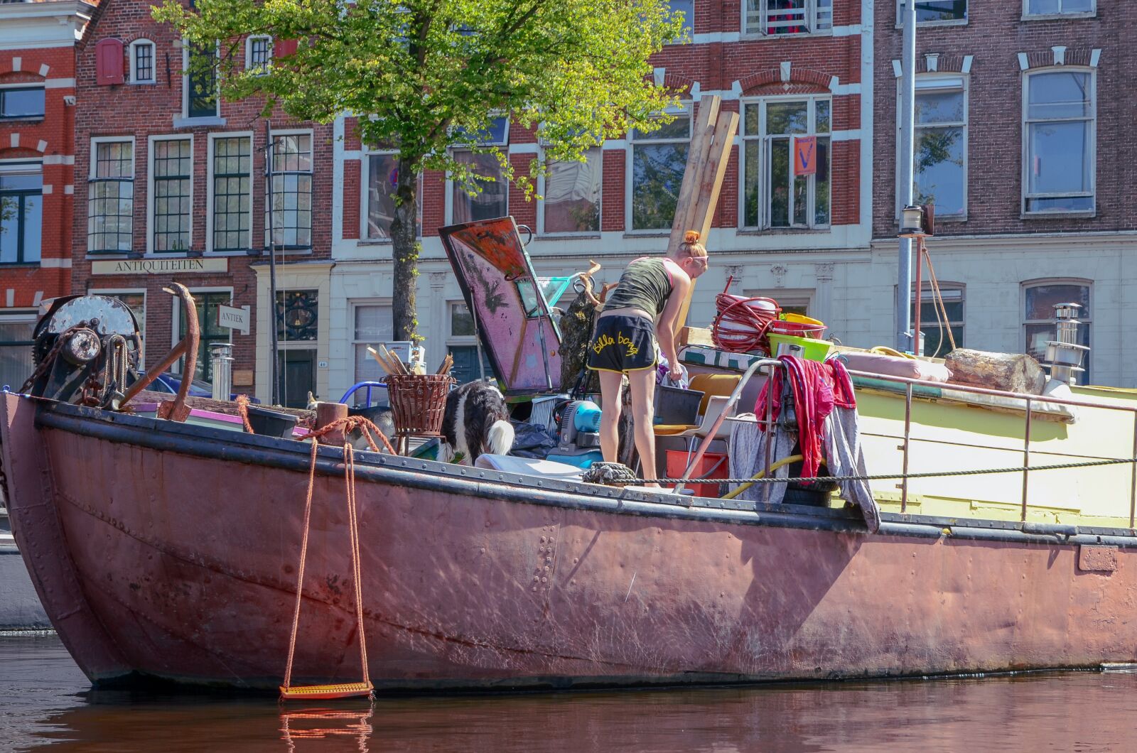 Nikon D7000 sample photo. Groningen, town, canal photography