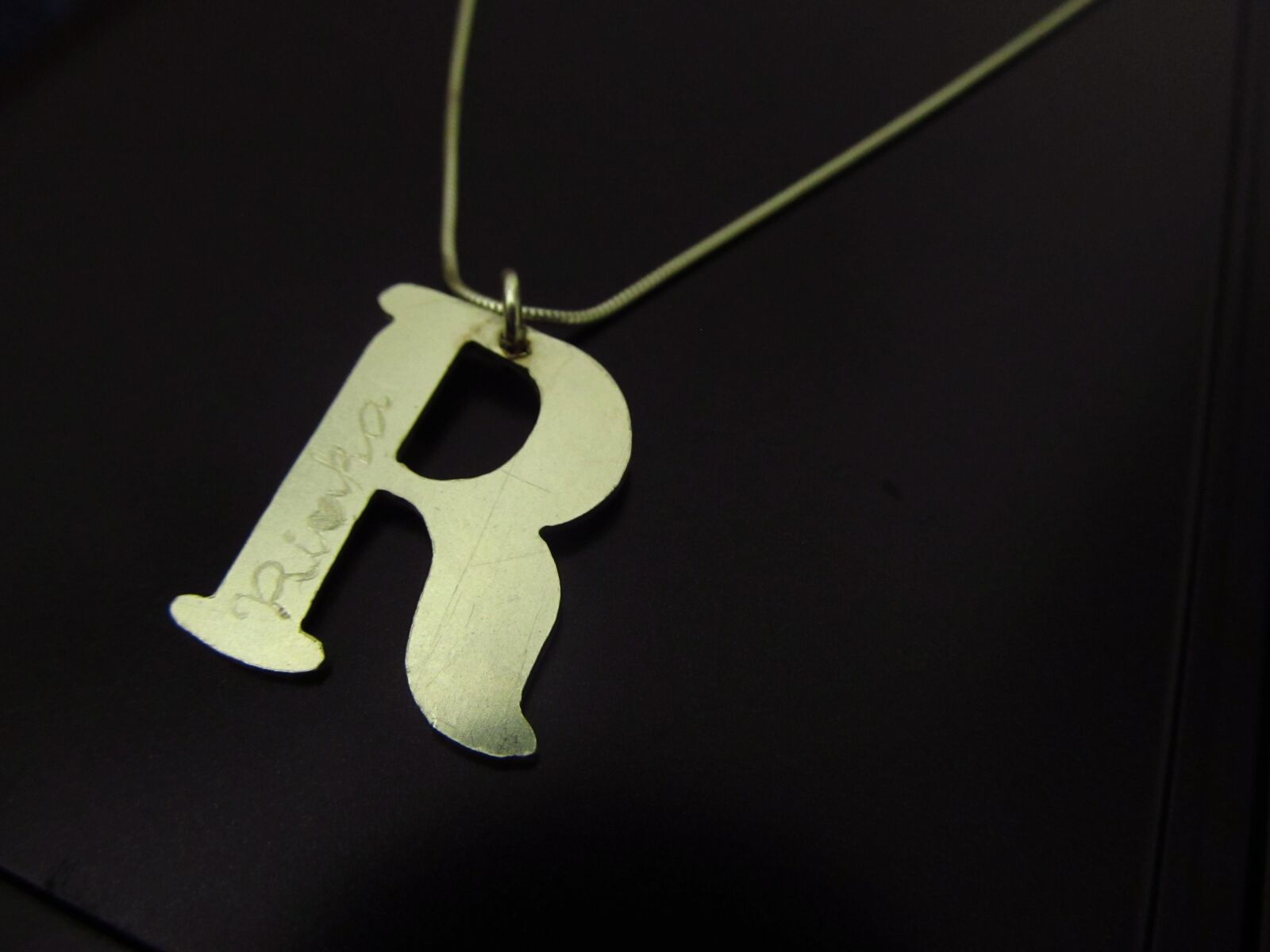 Canon PowerShot SX130 IS sample photo. Necklace, letter, jewelry photography