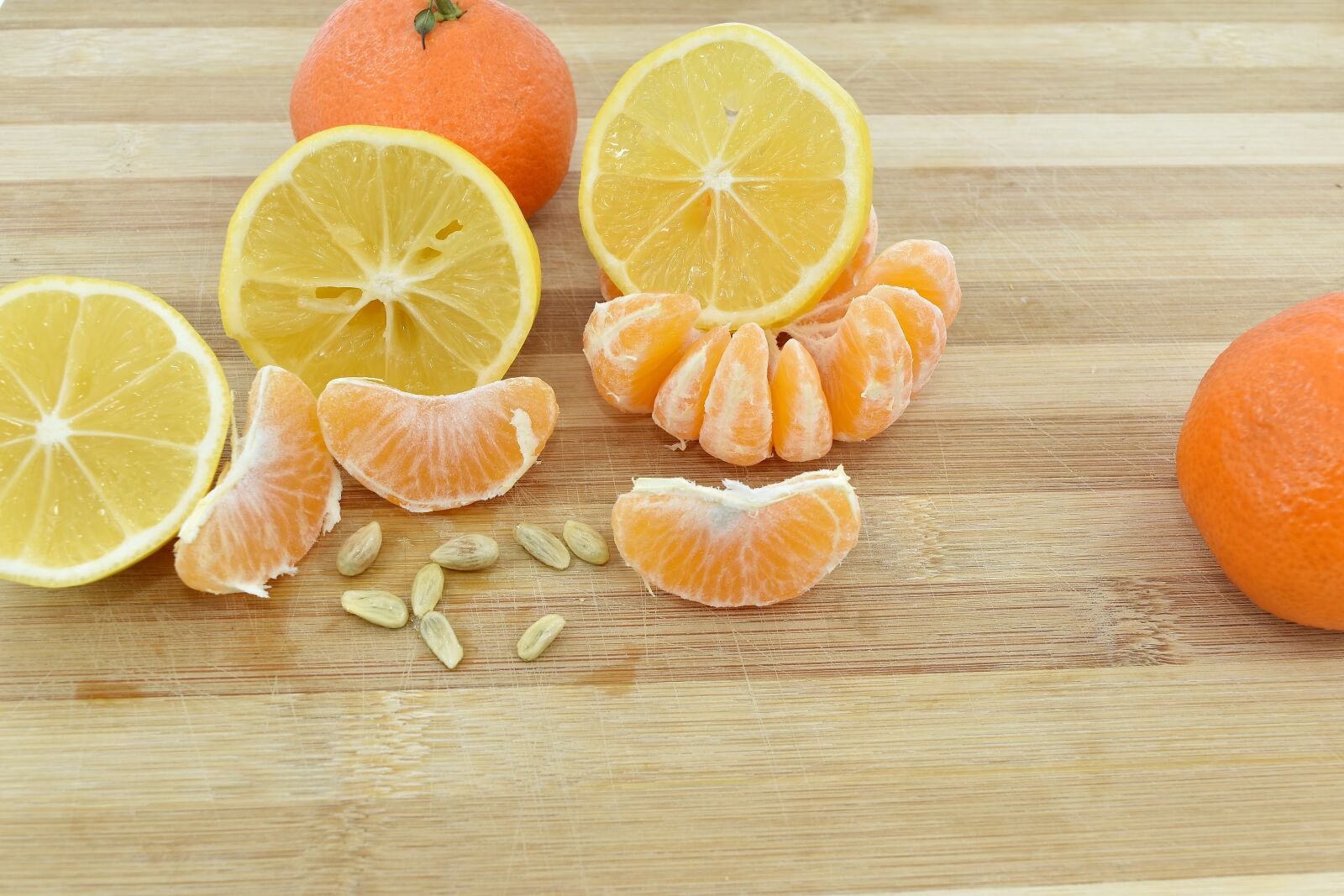 Nikon D5500 sample photo. Lemon, mandarin, nutrition, oranges photography