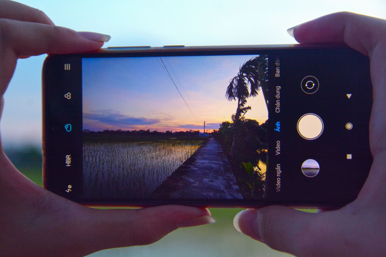 Nikon D7100 sample photo. Sunset, red hour, blue photography