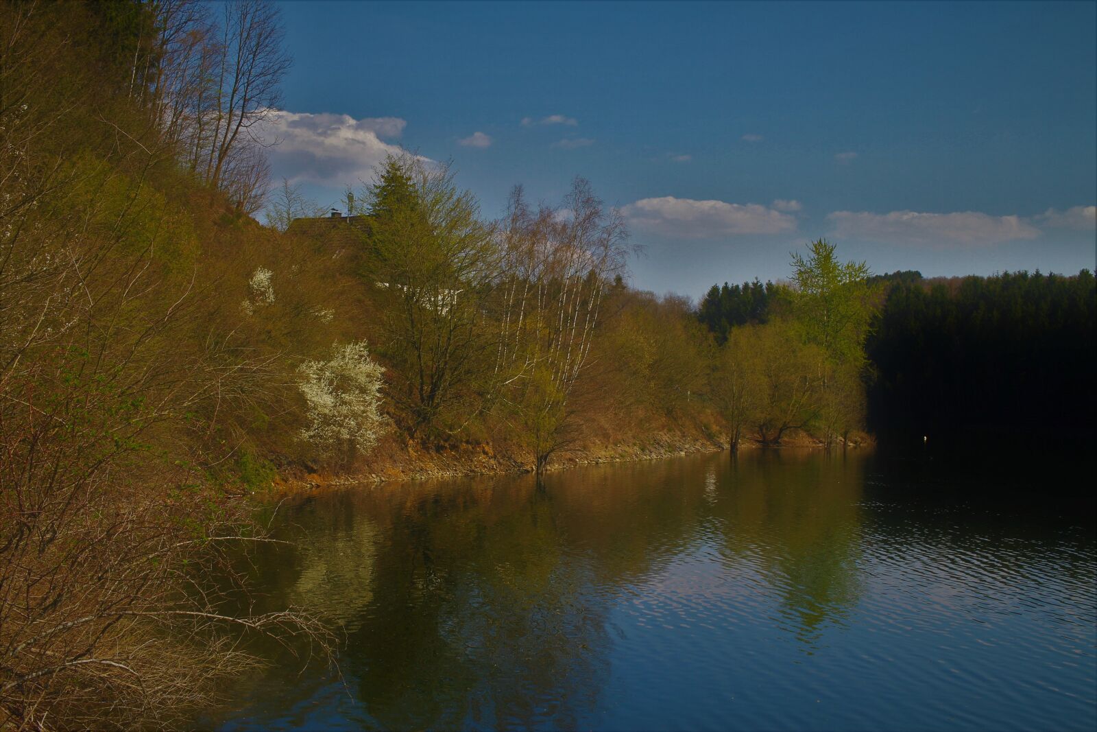 Canon EOS 7D sample photo. Dam, water, sky photography
