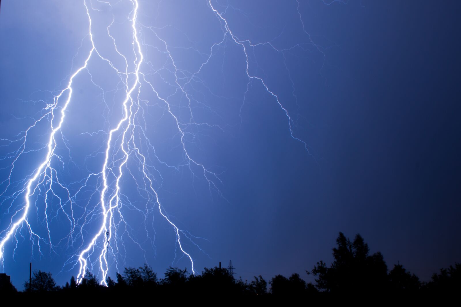 Nikon D90 sample photo. Lightning, sky, weather photography