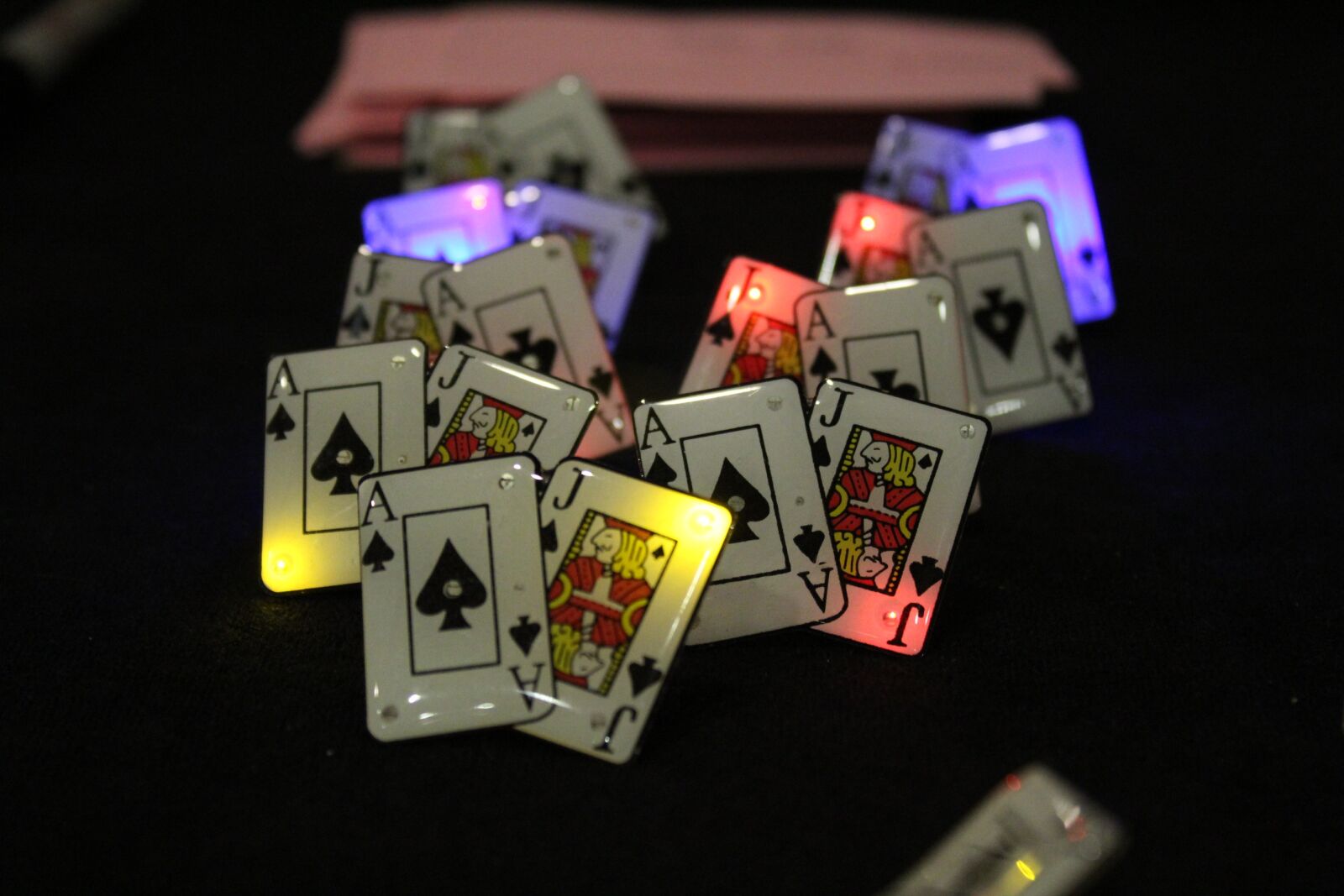 Canon EOS 1300D (EOS Rebel T6 / EOS Kiss X80) sample photo. Poker, pins, ace photography