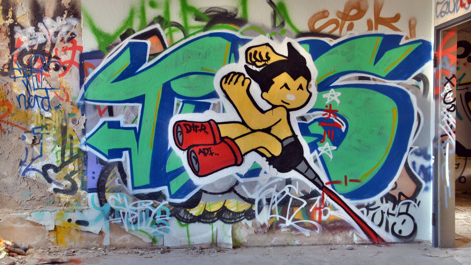 Nikon D5200 sample photo. Lost places, graffiti, ruin photography