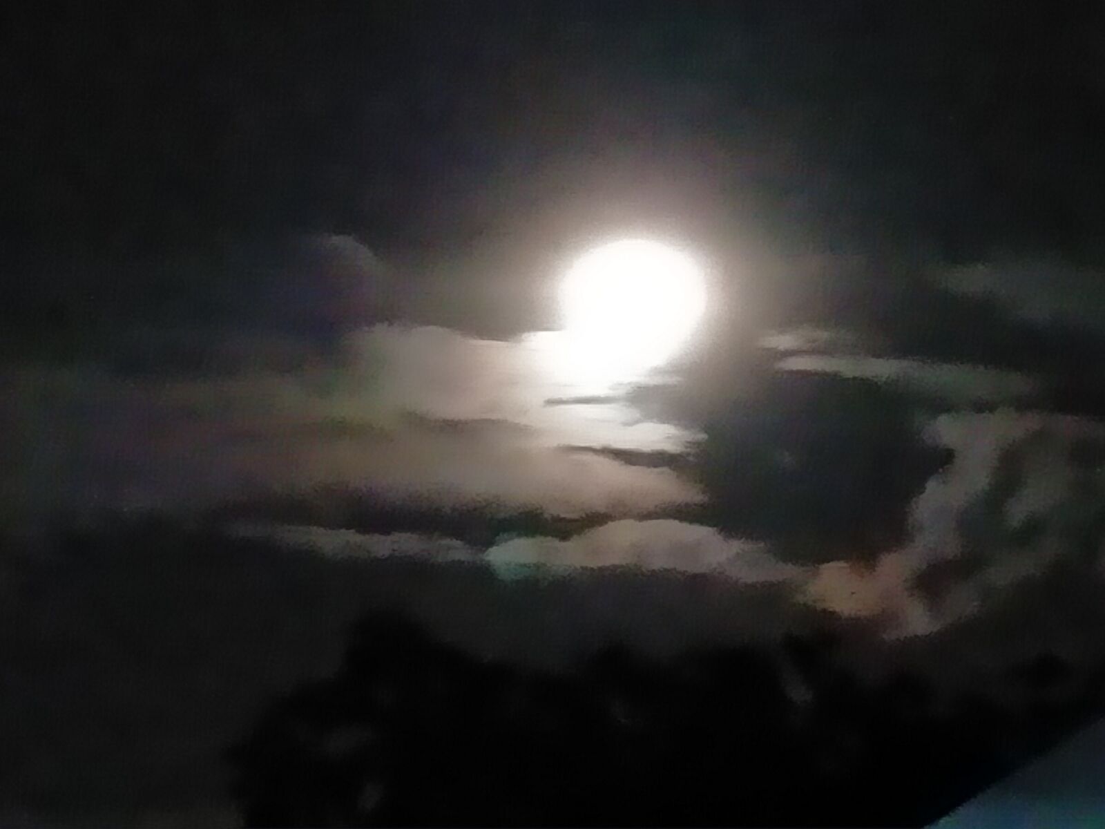 OPPO A5 2020 sample photo. Lunar eclipse, moon light photography