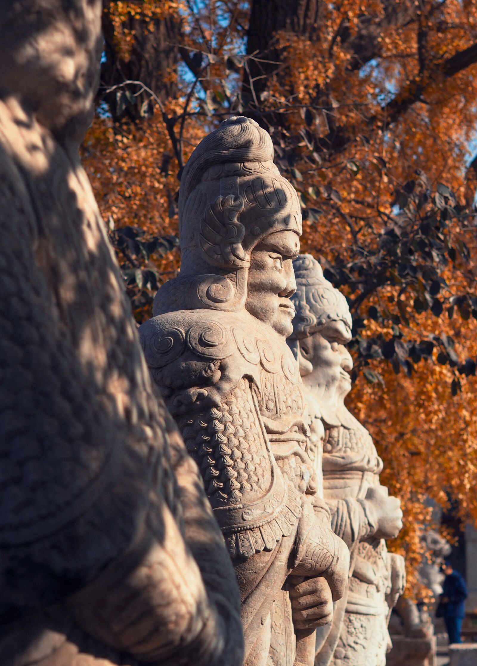 Olympus OM-D E-M10 + Olympus M.Zuiko Digital 45mm F1.8 sample photo. Carved stone, statue, beijing photography