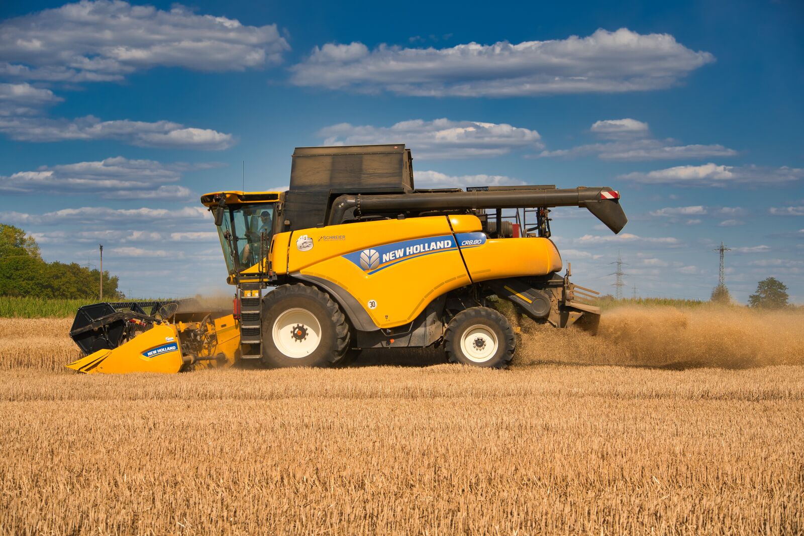 Sony a6400 sample photo. Combine harvester, agriculture, wheat photography