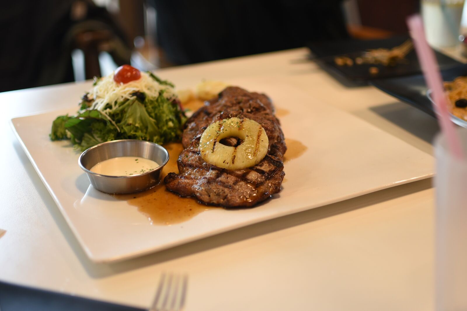 Nikon D750 sample photo. Steak, restaurant, meat photography