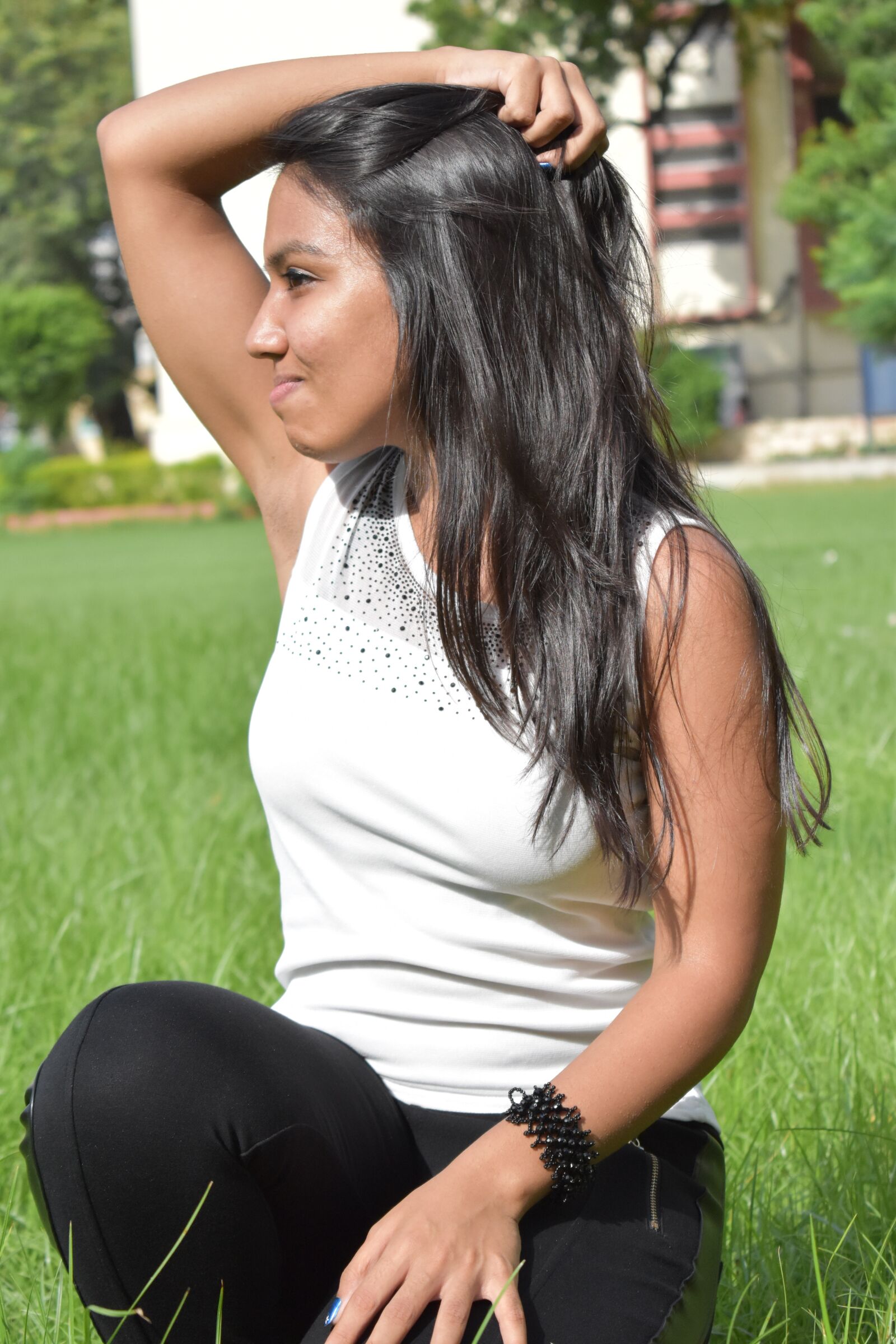 Nikon D5600 sample photo. Young, slim indian girl photography