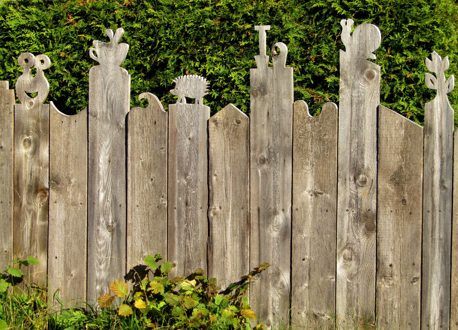 Canon POWERSHOT SX432 IS sample photo. Garden fence, fence, wood photography