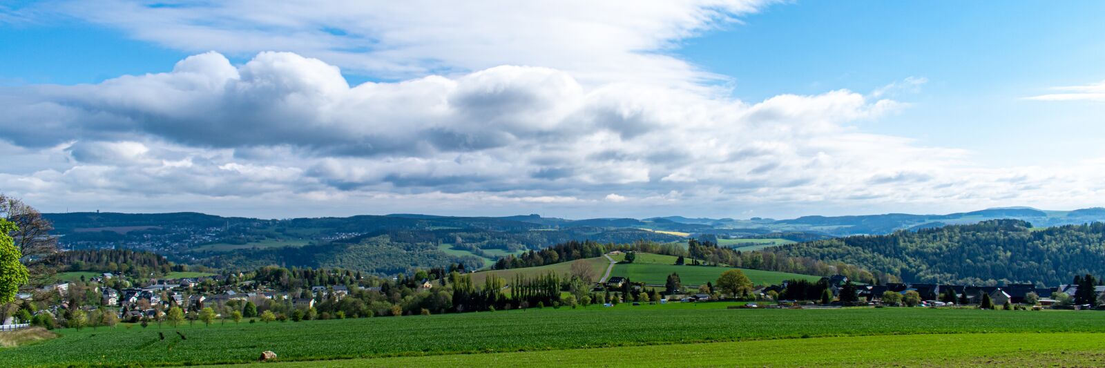 Nikon D5300 sample photo. Panorama, landscape, ore mountains photography