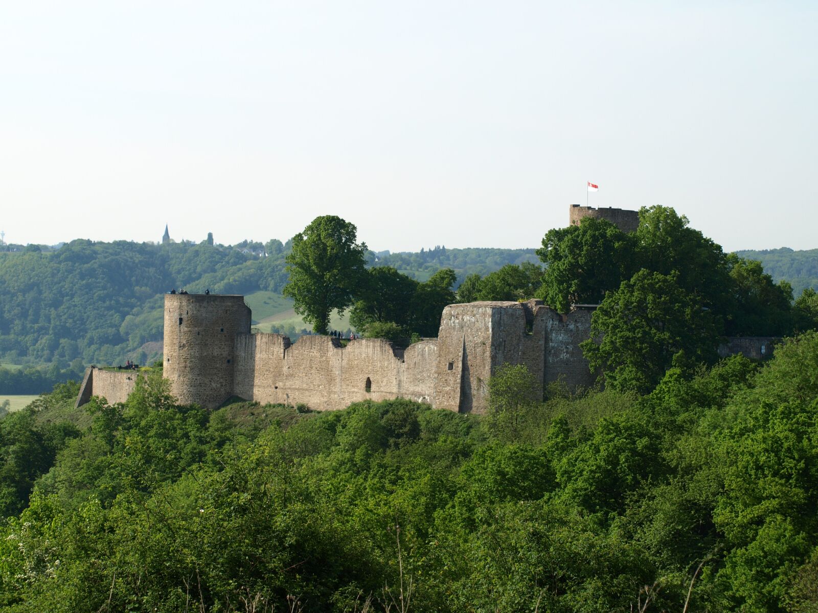 Olympus E-510 (EVOLT E-510) sample photo. Castle, city blankenberg, historically photography