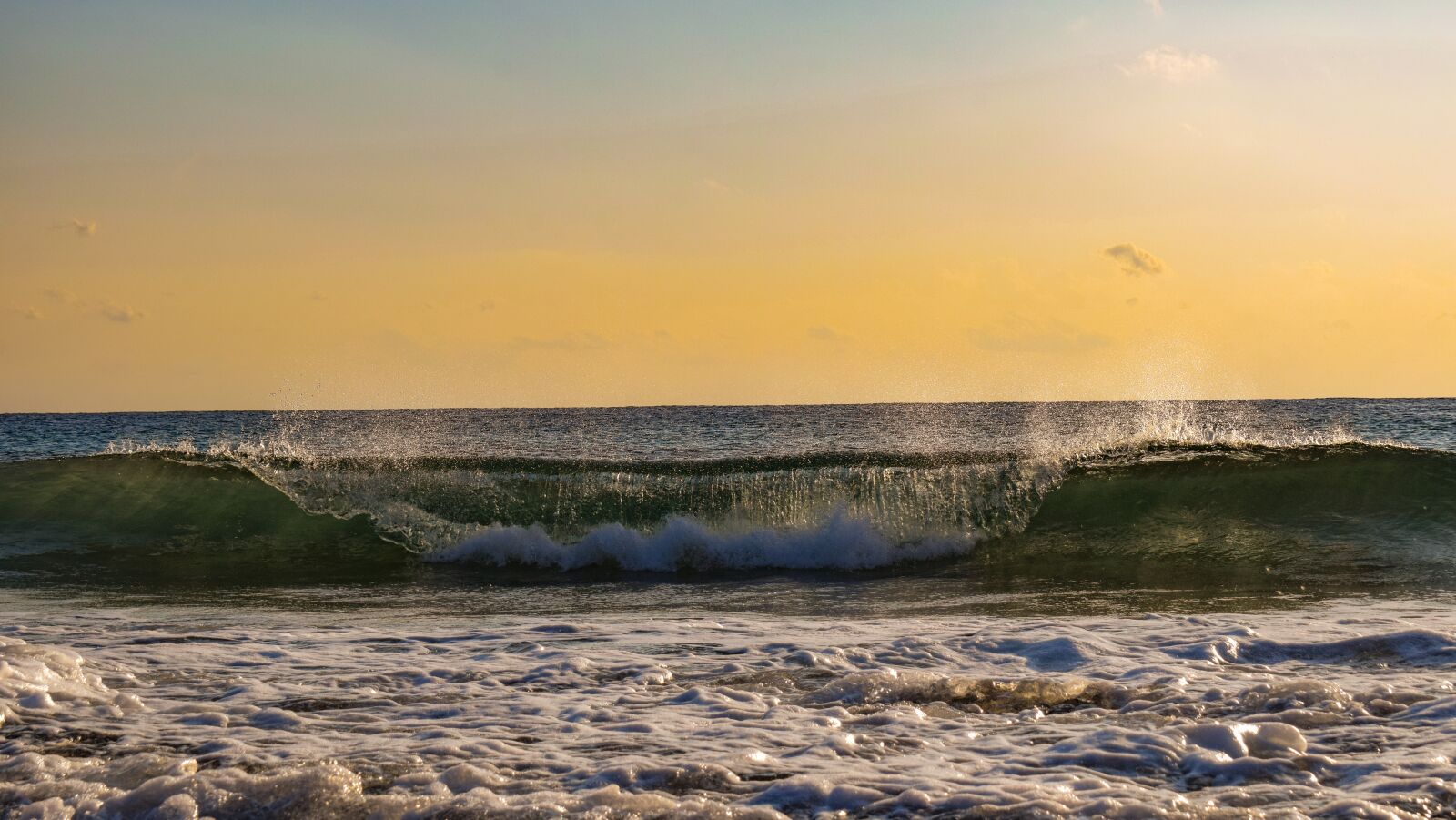 Nikon D3300 sample photo. Wave, sunset, sea photography