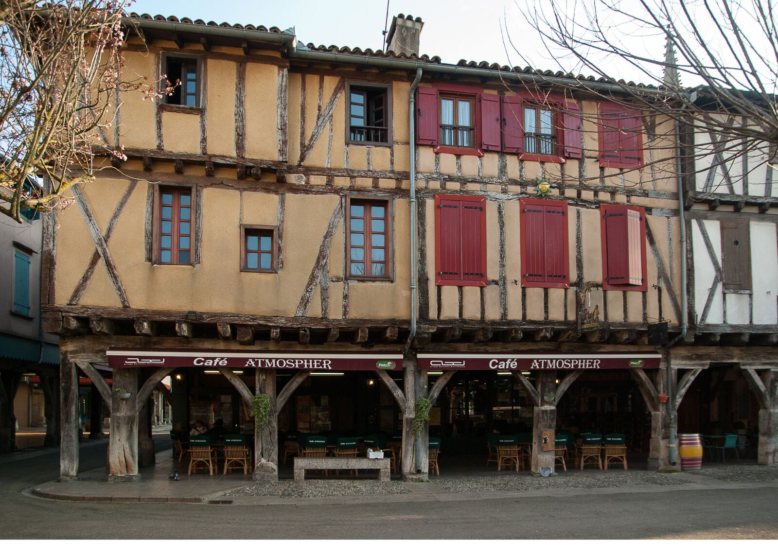 Pentax K10D sample photo. France, mirepoix, medieval village photography