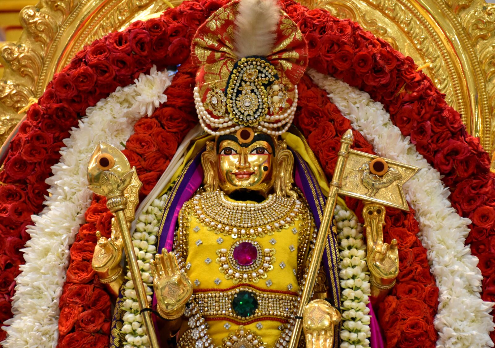Nikon D5500 sample photo. Batucaves, god, murugan photography