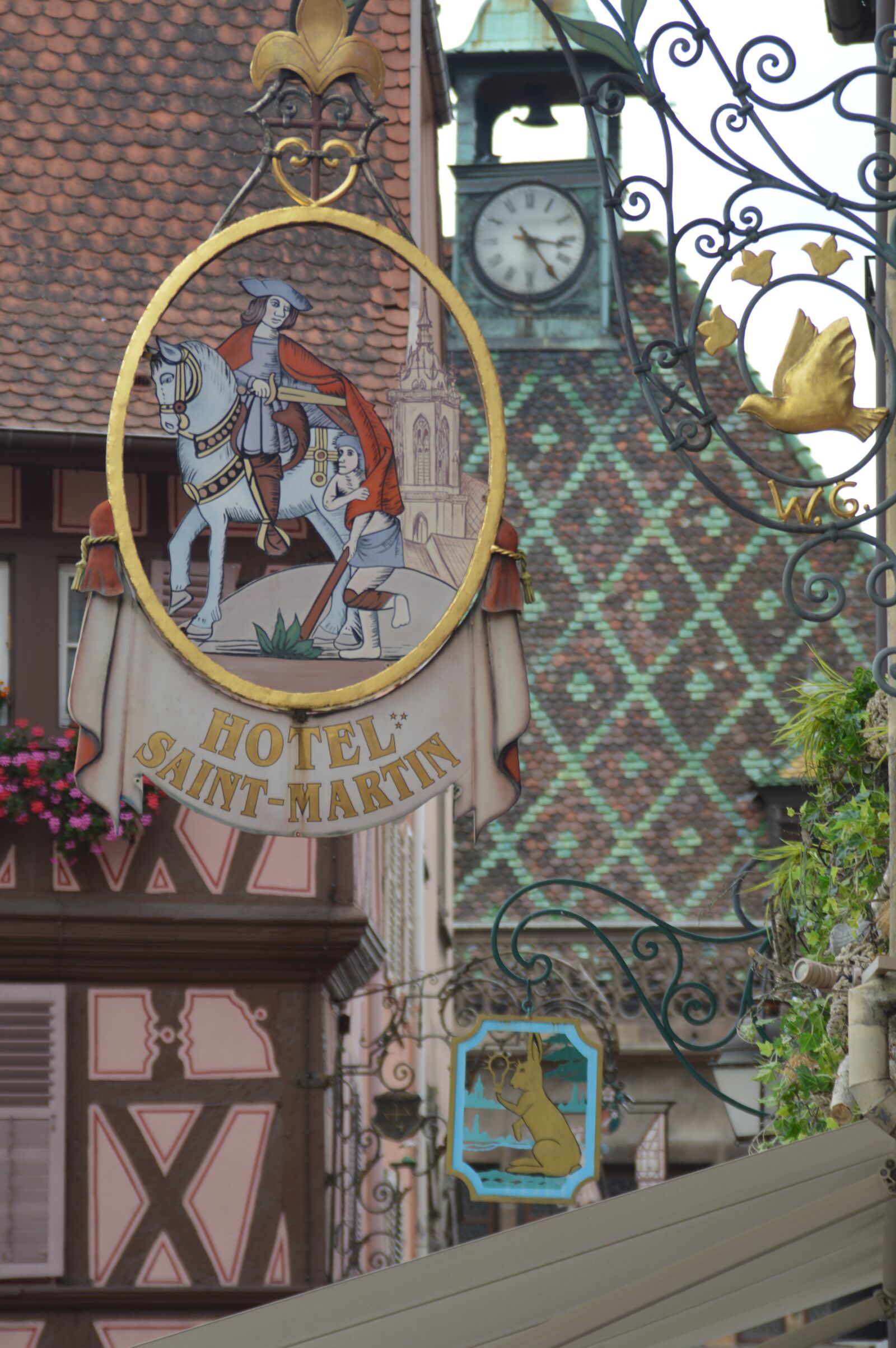 Nikon D3200 sample photo. Alsace, poster, roofs photography