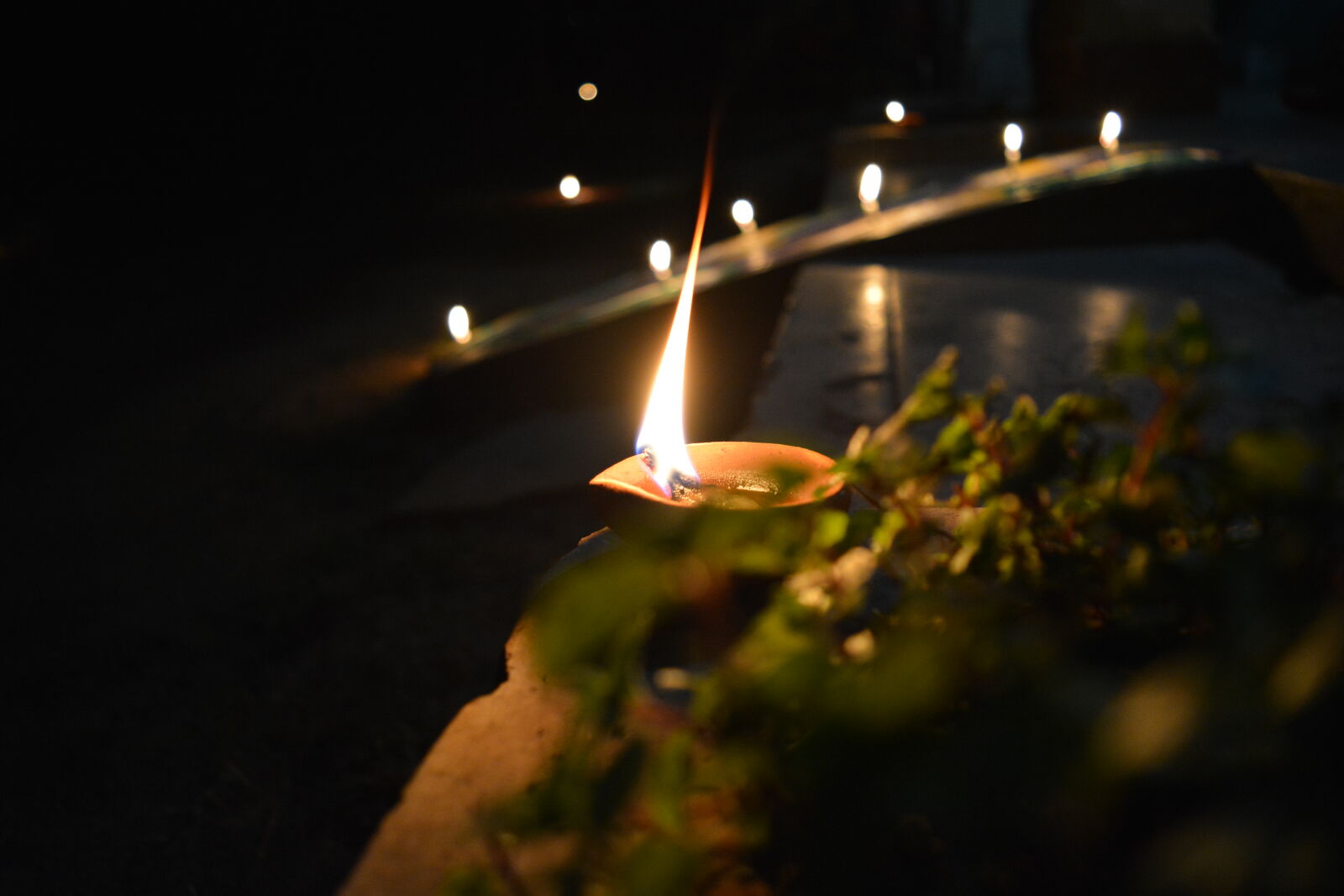 Nikon D5200 sample photo. Between, the, dark, diwali photography