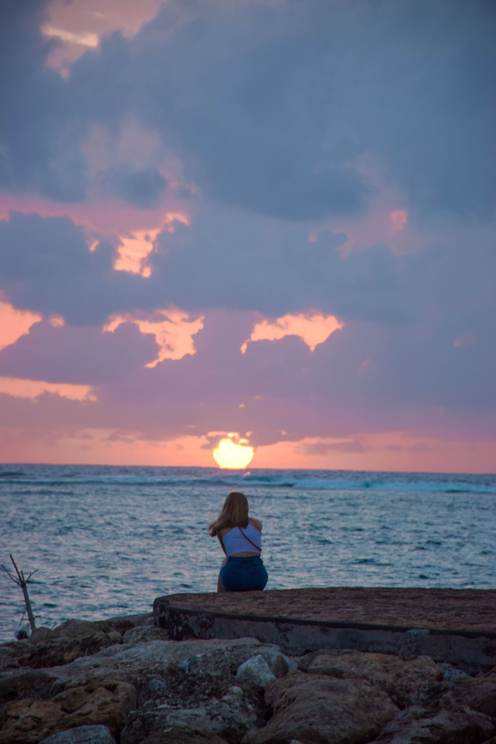 Nikon D5300 sample photo. Sunrise, women, sad photography