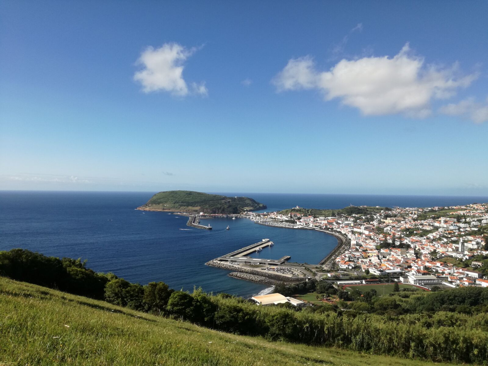 HUAWEI P9 LITE sample photo. Bay, azores, city photography