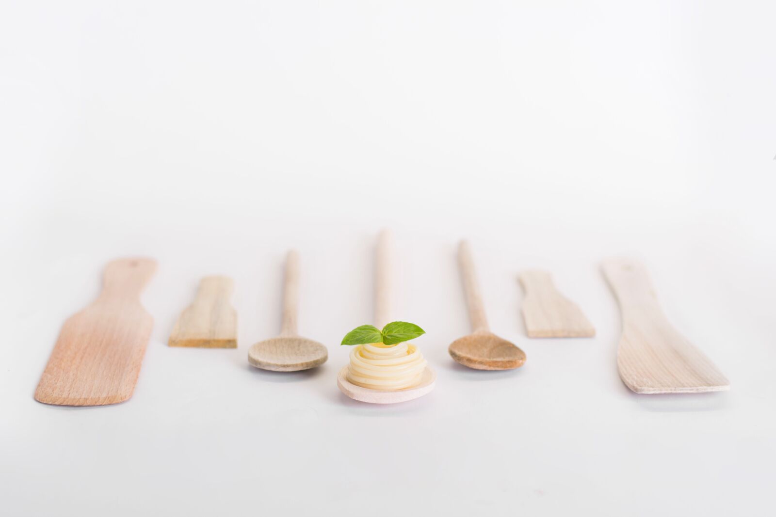 Nikon D5300 sample photo. Wooden spoon, pasta, background photography