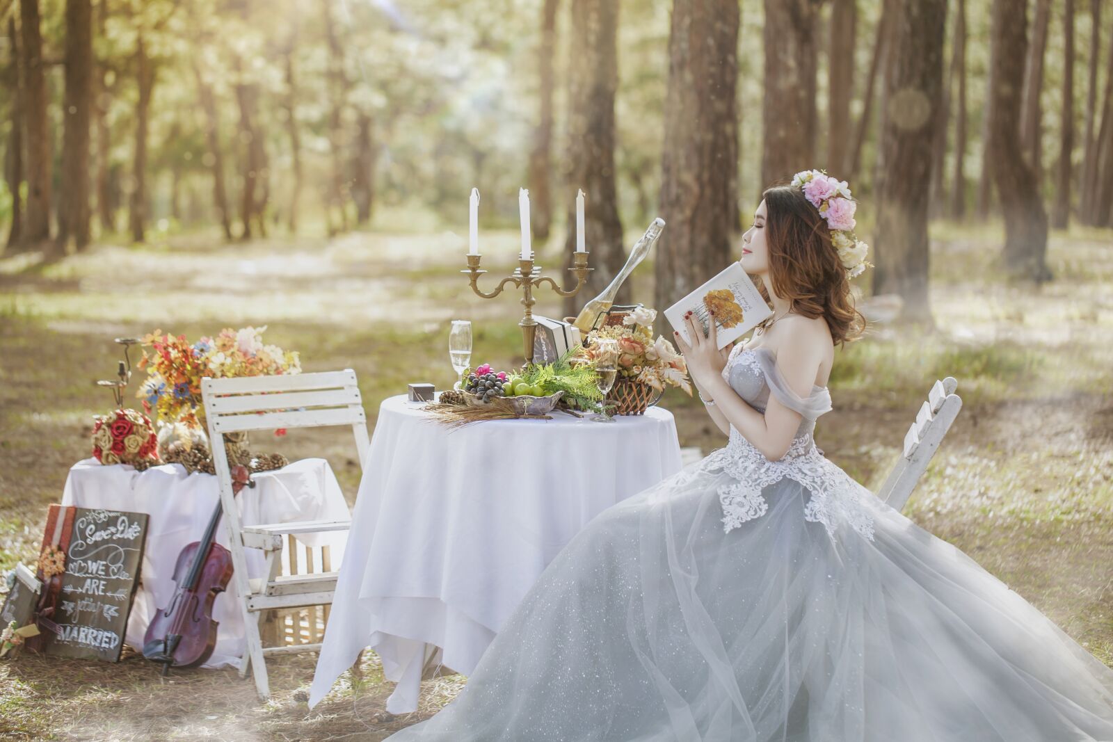 Canon EOS 5D Mark II sample photo. Wedding, bride, asia photography