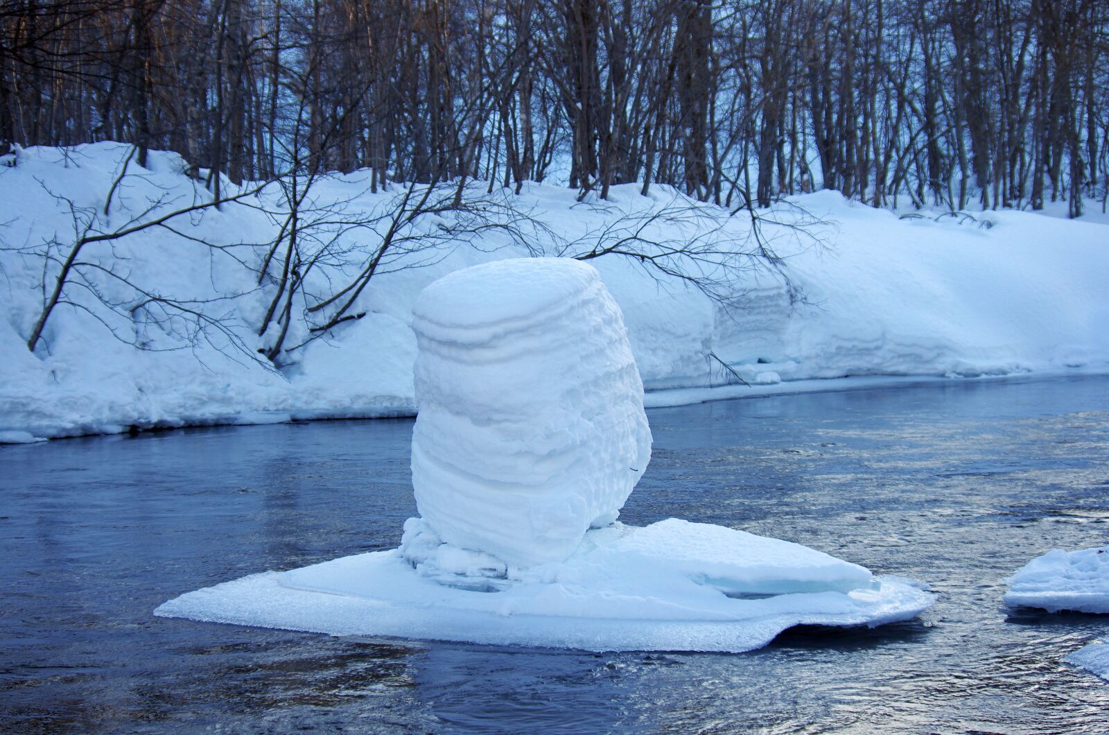 Pentax K-5 sample photo. Winter, snow, river photography