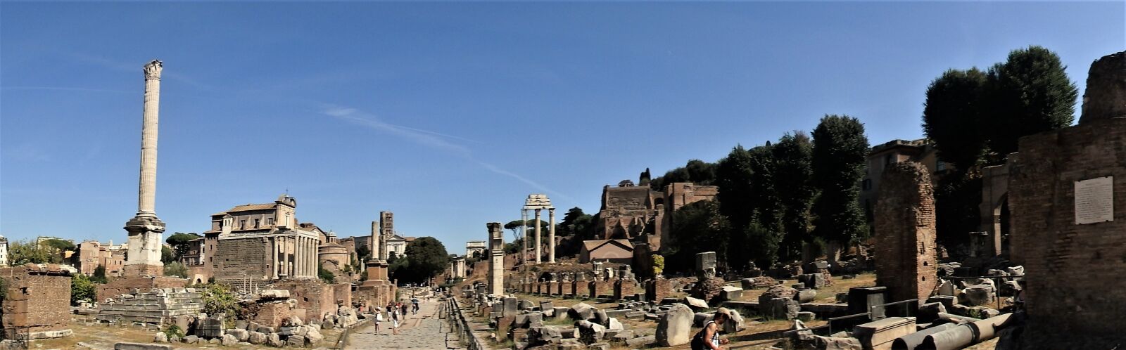 Olympus SH-1 sample photo. Rome, forum, landmark photography