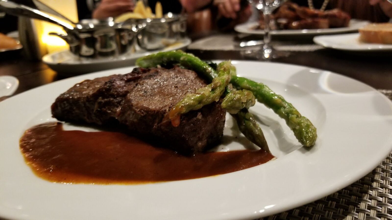 Samsung Galaxy S8 sample photo. Steakhouse, restaurant, food photography