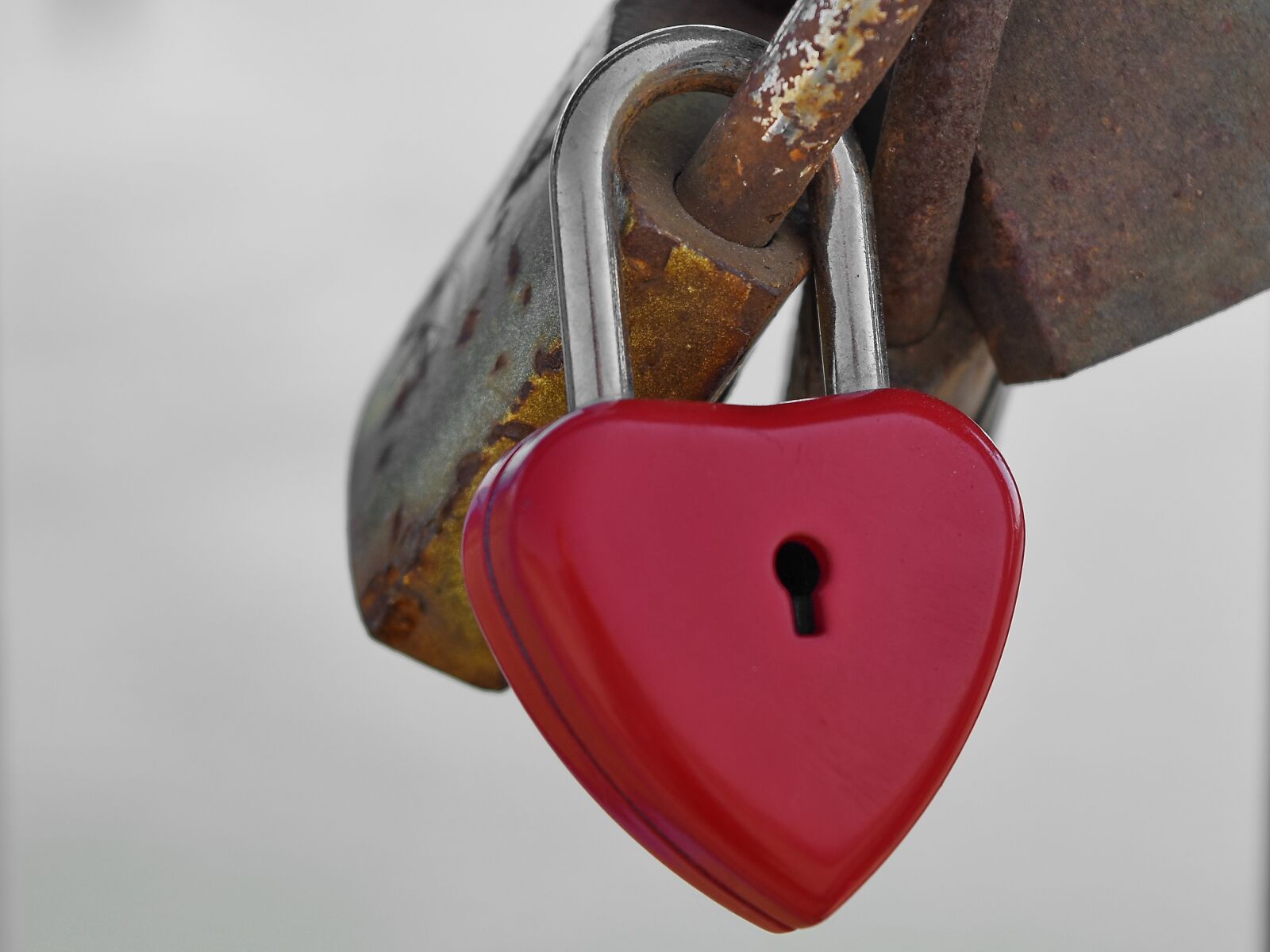 Nikon D5500 sample photo. Heart, keyhole, love, padlock photography