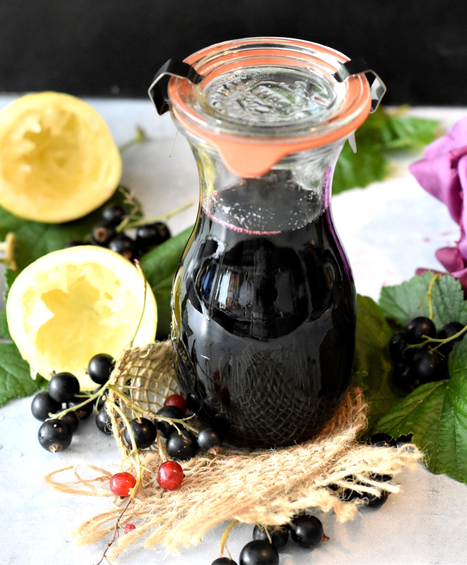 Nikon D7200 sample photo. Currants, cassis, syrup photography