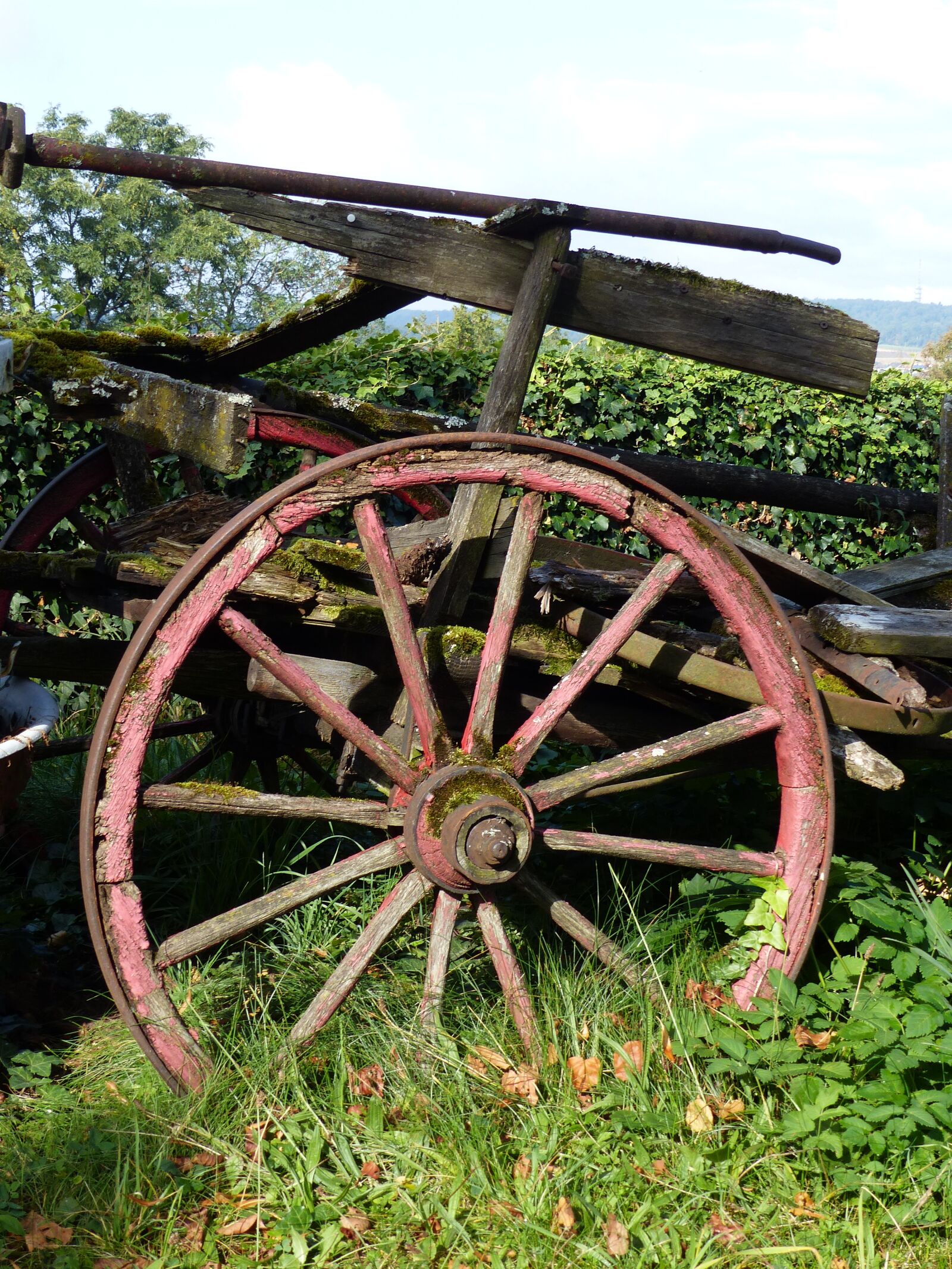 Panasonic Lumix DMC-FZ200 sample photo. Old, wooden wheel, nostalgia photography